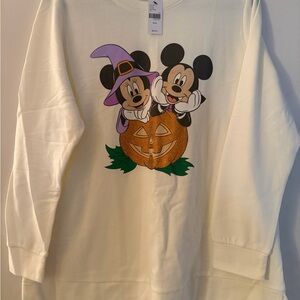 Halloween Mickey and Minnie Lane Bryant Sweatshirt 14/16